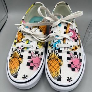 Vans Spongebob sneaker Airbrush men's shoes size mn-6.0,  wmn-7.5